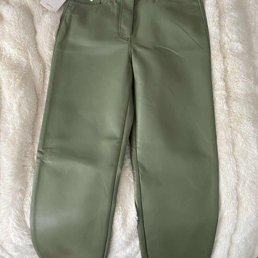 Brand new Wilfred sleek Olive Green Pants
